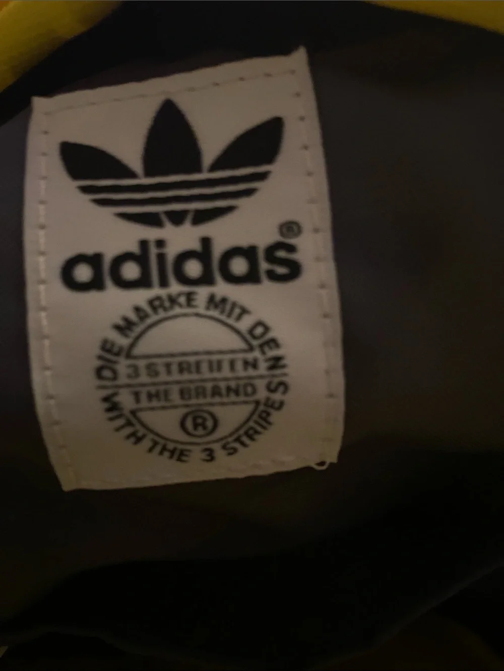 adidas Yellow Kids Mini Backpack with White Trefoil Logo